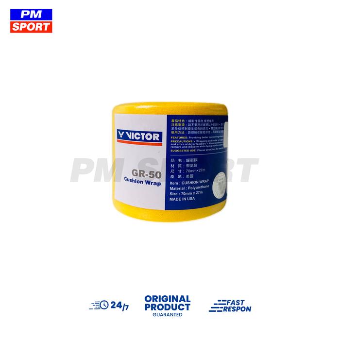 Gambar Cushion Grip Warp Raket Badminton Victor GR50 Original - YELLOW dari PM SPORT STORE undefined Tokopedia