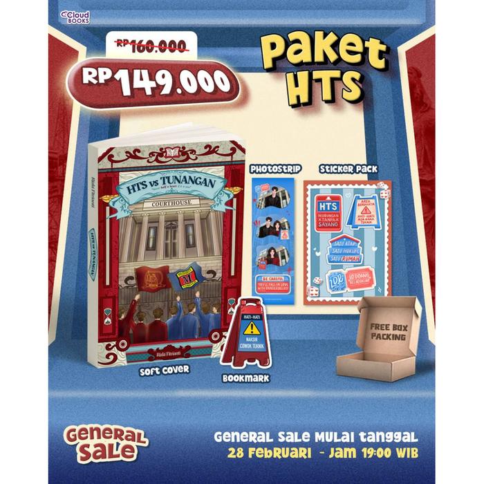 Gambar Pre-Order Novel HTS vs Tunangan - HTS vs Tunangan - Cloudbook Publishing (General Sale) - HTS dari mega cerdas undefined Tokopedia