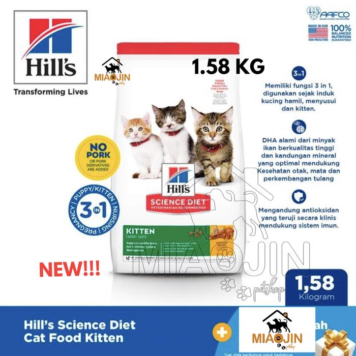 Promo Science Diet Feline Chicken KITTEN Makanan Anak