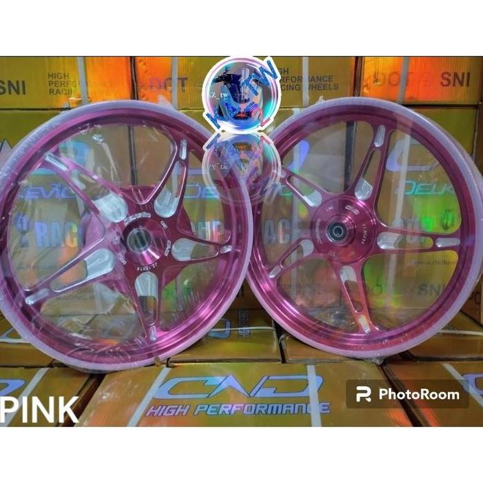 Gambar NEW DELKEVIC VELG KSPEED R14/R17 UK _ MIO SPORTY/MIO M3/BEAT/SCOOPY/GENIO/VARIO 110/125/150.DND K-SPEED - Pink R14, BEAT /VARIO 110 dari stevano shoop undefined Tokopedia