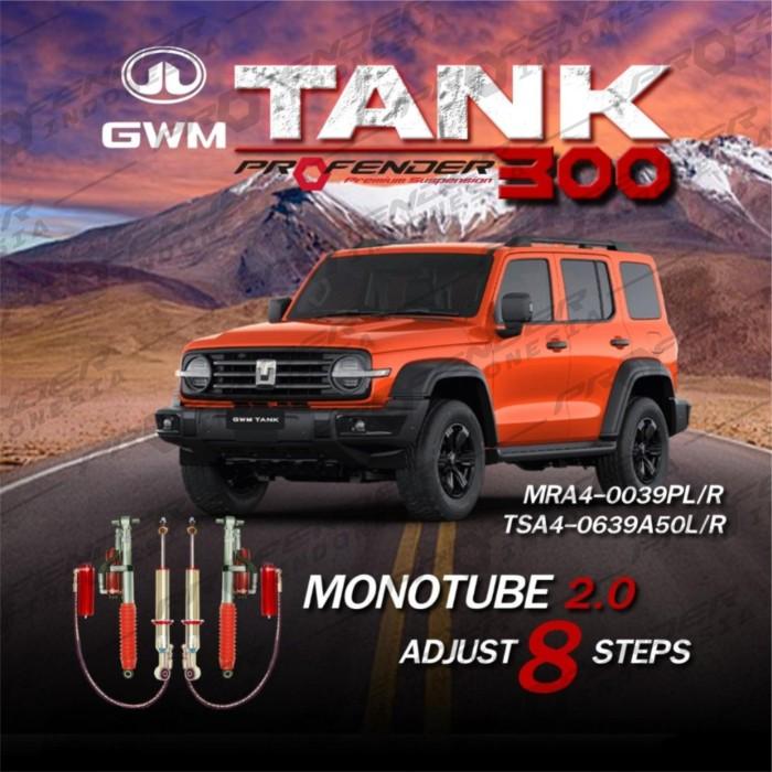 Gambar DIAMOND - Suspensi Shockbecker PROFENDER MONOTUBE Adjustable 8 Klik - GWM Great Wall Motor Tank 300 - Original Asli Thailand Bergaransi Berkualitas Awet Bagus Plug n Play - Depan dari ULTRA RACING INDONESIA undefined Tokopedia