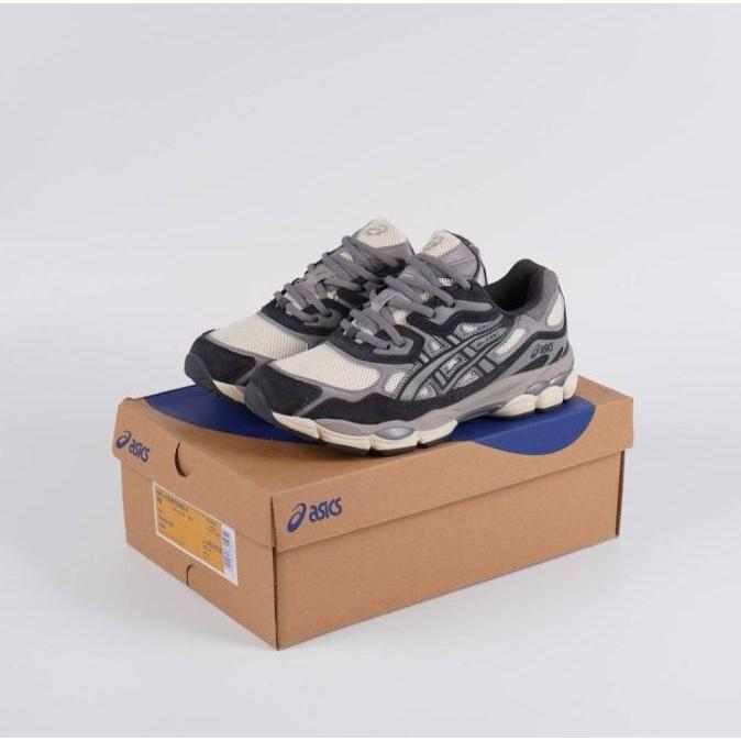 Gambar ready stock Asics Gel NYC Oatmeal Obsidian Grey - 43 dari Langkah Klasik undefined Tokopedia