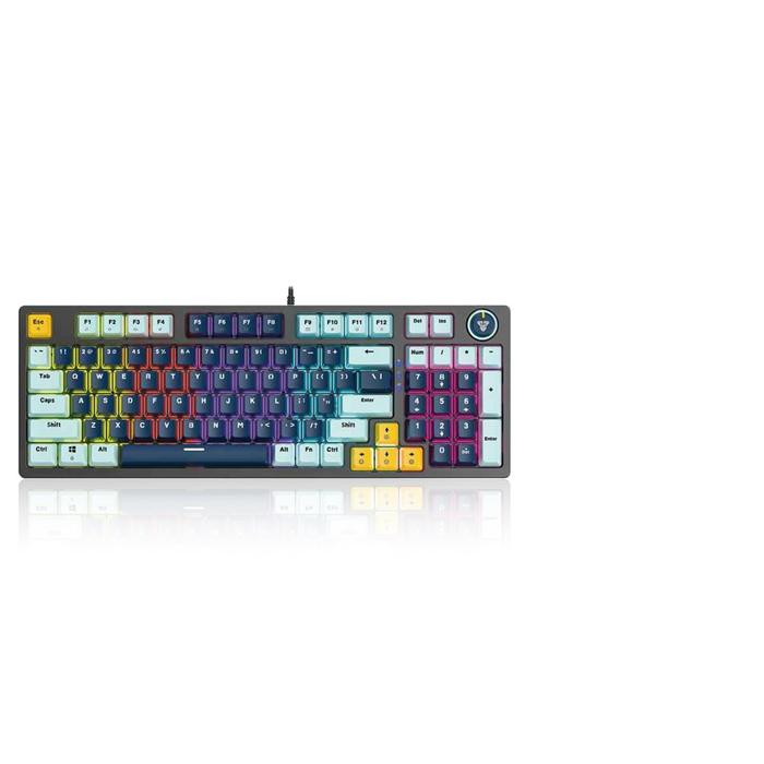 Gambar Fantech ATOM MIZU SERIES Keyboard Mechanical Gaming ATOM 63 81 96 Hotswappable 3 Pin - NEVY BLUE  dari kharisma computer padang undefined Tokopedia