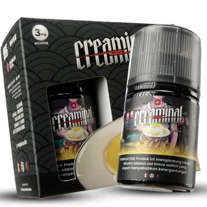 Gambar LIQUID FREEBASE - CREAMINAL CREAMY SERIES 60ML 3MG 6MG - CREAMINAL STRAWBERRY / CRREAMINAL BLUBERRY / CREAMINAL BANANA - BANANA, 3MG dari VAPESroom undefined Tokopedia