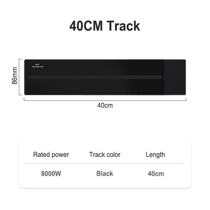 Promo Rell Stop Kontak Tembok / Power Rail Socket - Hitam 40 cm - Kab ...