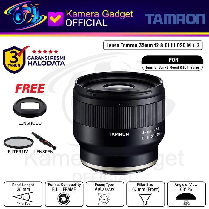 Promo Tamron 35mm Di III OSD M 1:2 Lens for Sony E FULL
