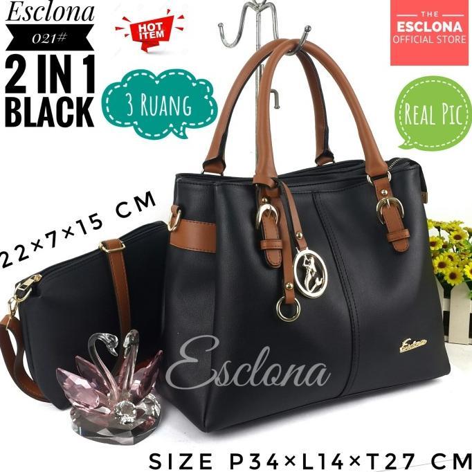 Gambar Tas Wanita Import Batam Original Branded Bag Handbag Grosir Selempang - BLACK dari Joyaa Shop 11 undefined Tokopedia