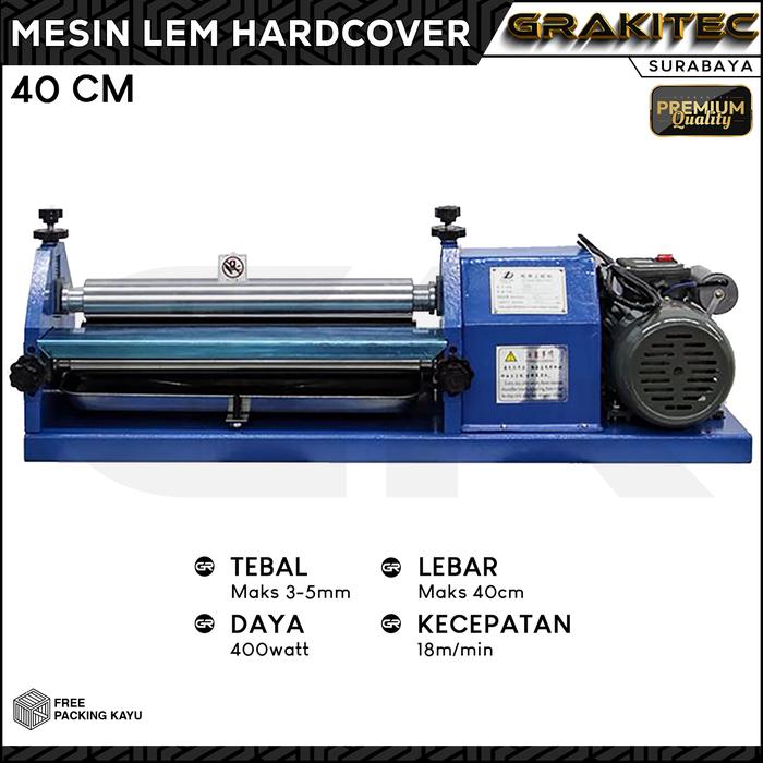 Gambar Mesin Lem Hardcover / Alat Gluing Kertas Karton Hardcover Grakitec SBY - 40cm dari Grakitec Surabaya undefined Tokopedia