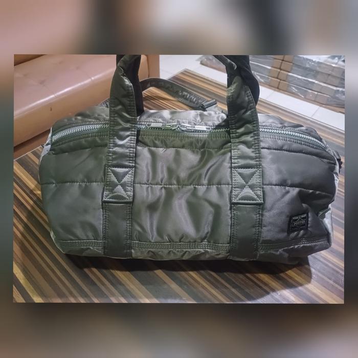 Jual PORTER 2Way Duffle Bag Boston Bag Silver Grey Yoshisa Co