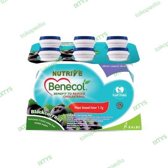 Gambar READY STOCK!! Nutrive Benecol 6×100 mL Minuman Penurun Kolesterol Ori!! - Blackcurrant dari astrophile id undefined Tokopedia