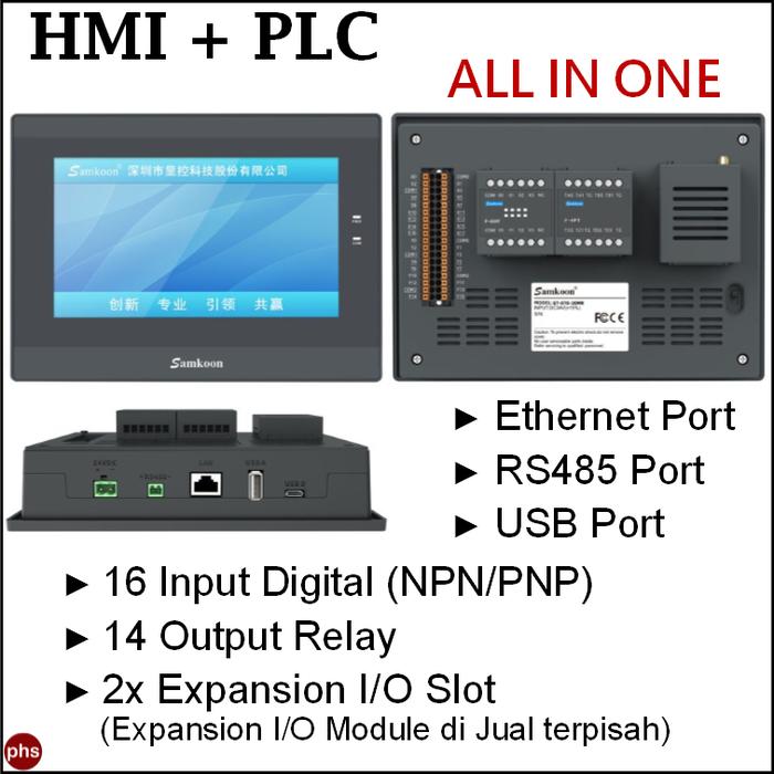 Jual Samkoon Integrated HMI+PLC - Kota Bogor - PLC HMI SCADA | Tokopedia