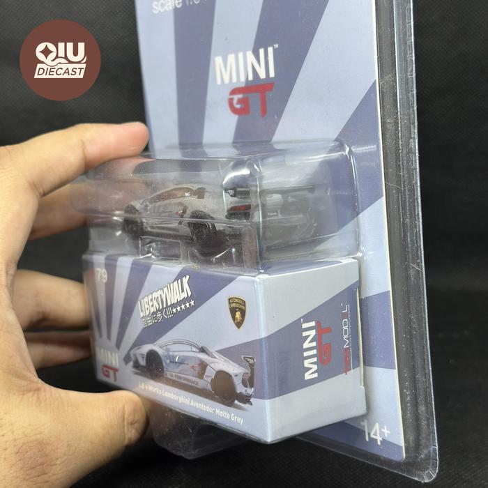希少！LBWK MINI GT GT-R＋Lamborghini セット MINI GT 79 Lamborghini Aventador LBWK Fighter Works Matte