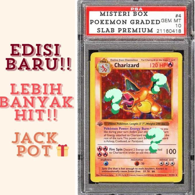 Gambar Ready Misteri Box Graded Pokemon Slab Psa (Mystery Box/Misteri Box) - MISTERI BOX 2.0 dari Sulthan ON shop undefined Tokopedia
