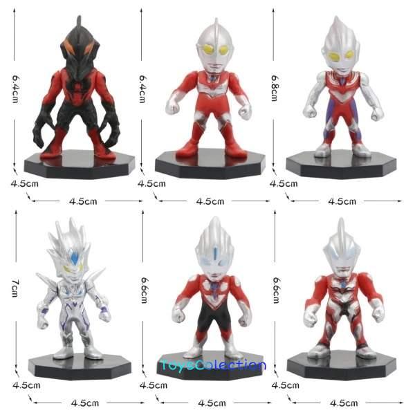 Gambar ACTION FIGURE ULTRAMAN SET 6 PCS NEW SERIES TOPPER MAINAN PAJANGAN - SET A dari ToysColection undefined Tokopedia