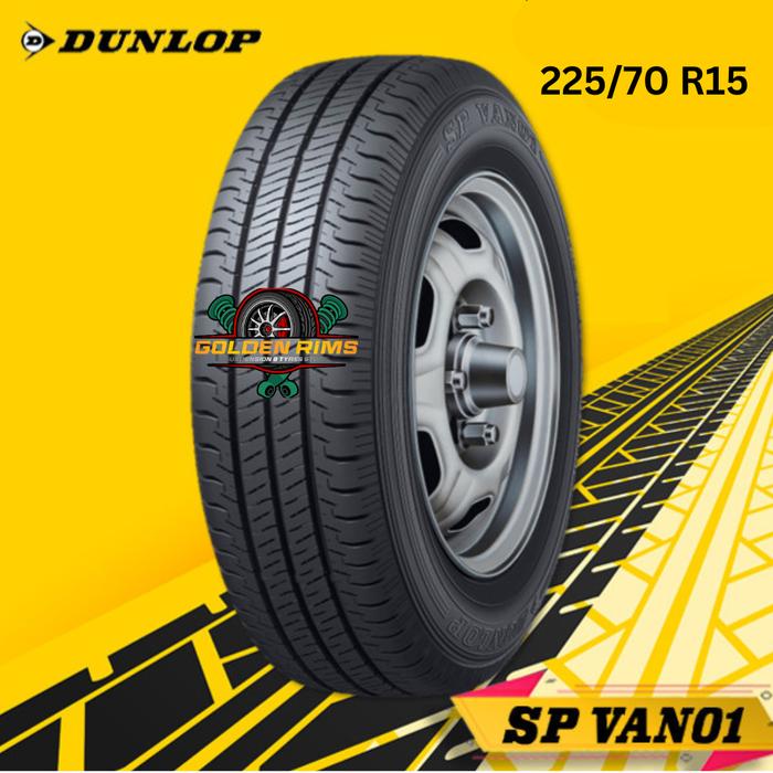 Gambar Ban Mobil Baru Dunlop SP VAN 01 225/70 R15 dari GOLDEN RIMS undefined Tokopedia