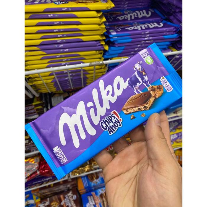 Gambar [READY STOCK] Coklat Milka 100 Gram All Variant - Chips Ahoy dari GAN NESAA undefined Tokopedia