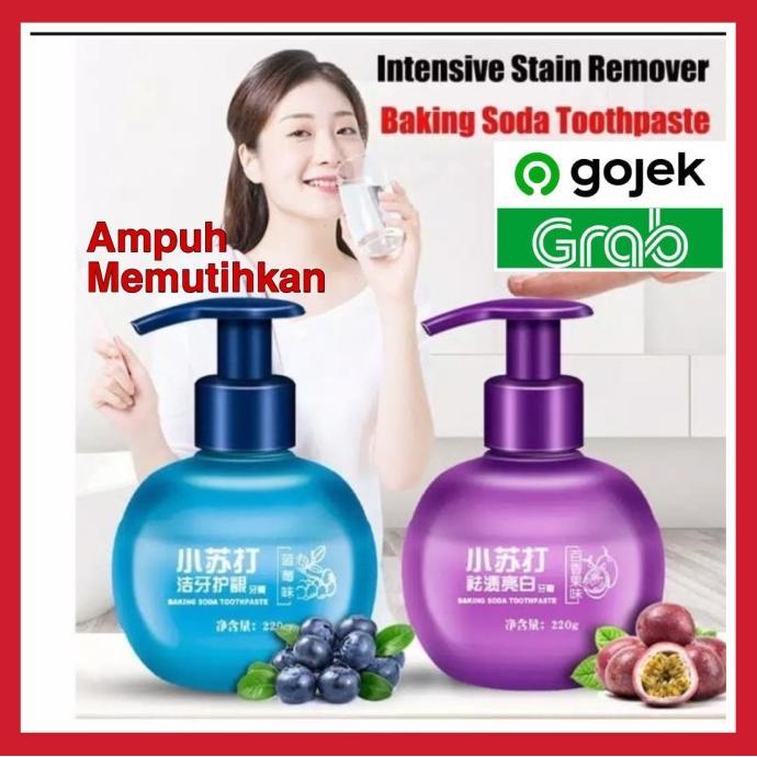 Gambar Natural Baking Soda Intensive Stain Removal Whitening Toothpaste Odol - Ungu dari Dental-Care undefined Tokopedia