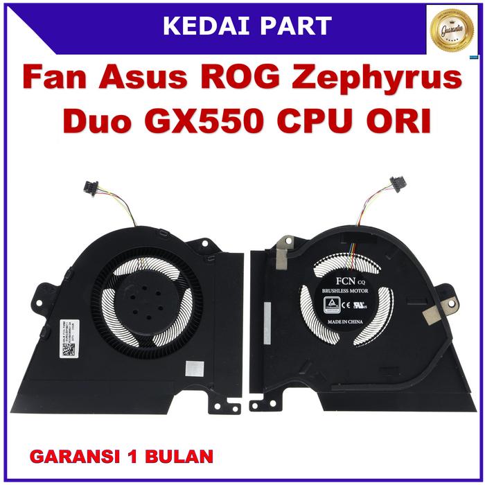 Gambar Kipas Fan Asus ROG Zephyrus Duo 15 GX550 GX550LXS GX550LWS FN86 FN85 CPU Kanan GPU Kiri ORI - CPU dari KedaiPart undefined Tokopedia