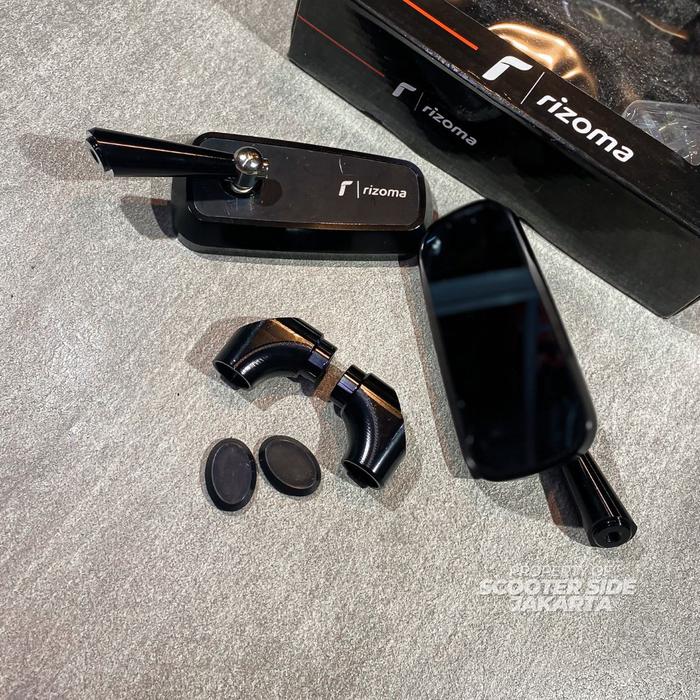 Gambar Rizoma Spion H2C Universal Vespa Sprint Primavera GTS S LX LXV - Hitam dari Scooter Side Djakarta undefined Tokopedia