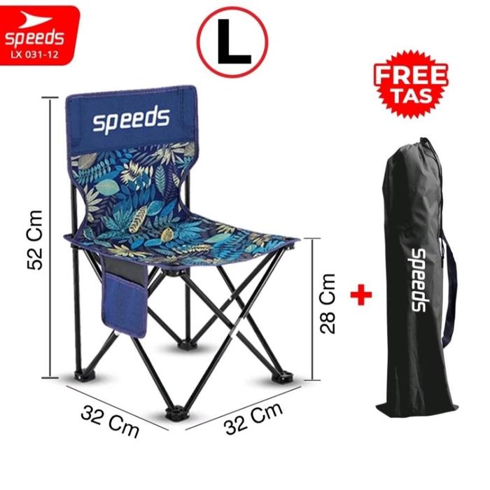 Gambar Speeds Kursi Lipat Outdoor Portabel Camping Mancing Original Mudah Dibawa Mudah Dilipat - L dari HUMI DIGITAL STORE undefined Tokopedia
