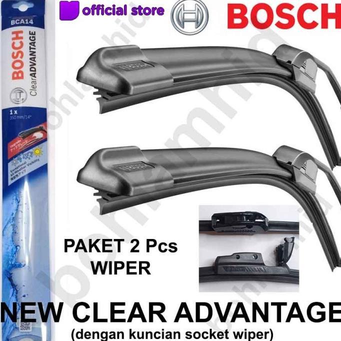 Gambar WIPER MOBIL PAJERO SPORT OLD BOSCH CLEAR ADVANTAGE FRAMELESS 2Pcs - Bosch, 22 18 dari om byre undefined Tokopedia