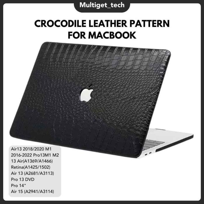 Jual READY !!! Crocodile Leather Pattern Hard Case For MacBook Air