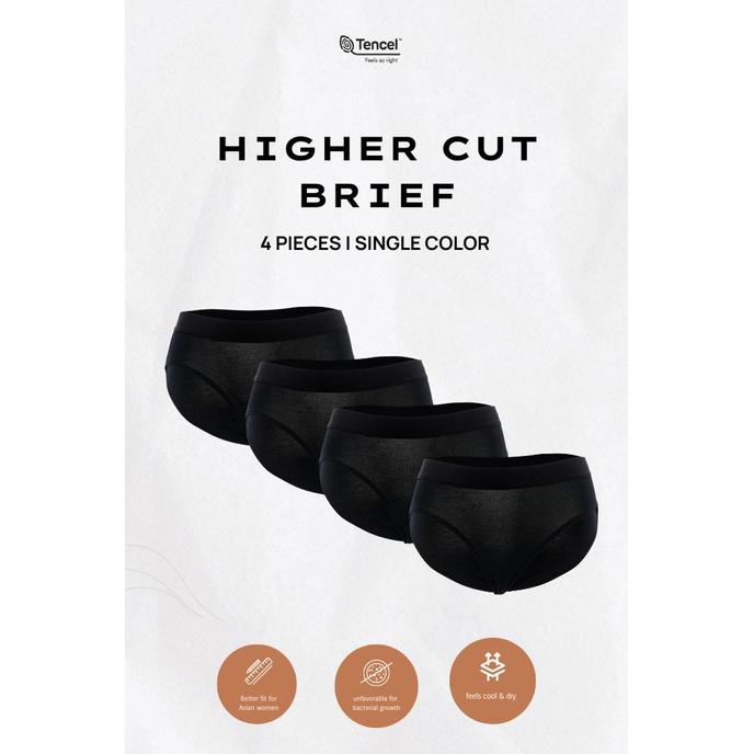 Gambar Underwear - Sare Studio Lobi Tencel Panty - Celana Dalam - 4 Pcs - Black, S dari Keanggunan undefined Tokopedia