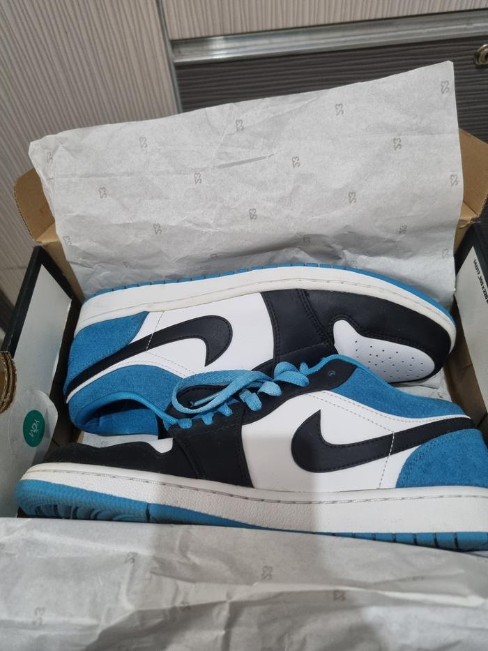 Original Nike Air Jordan Low Special Edition Laser Blue Uk 43