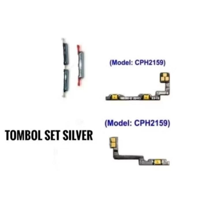 Gambar TOMBOL SET FLEXIBEL ON OFF VOLUME OPPO RENO 5 4G ORIGINAL - Putih dari SGR_PART undefined Tokopedia