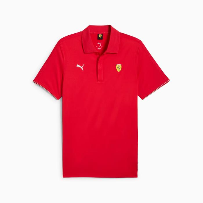 Jual Baju Casual Pria Ferrari Race Cloudspun Polo Rosso Corsa