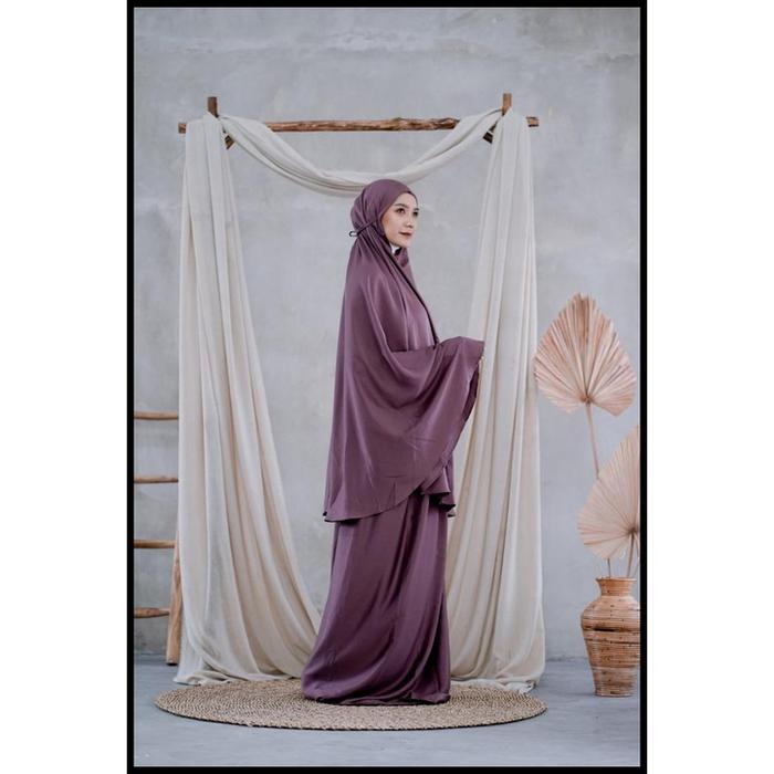 Gambar Kids Prayer Robe / Mukena Anak Bahan Tencel (9-12 Years) Best Seller - Mauve dari Lorenzoutlet undefined Tokopedia