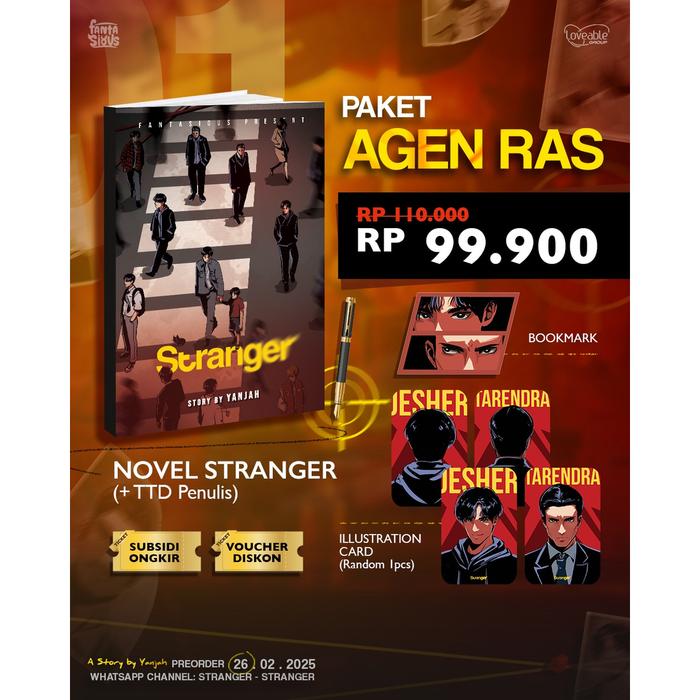 Gambar Buku Novel Stranger - Yanjah - Fantasious - Bumifiksi - Paket Agen Ras dari bumifiksijakarta undefined Tokopedia