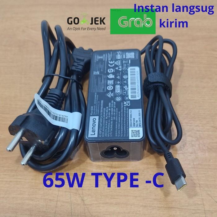 Gambar Adaptor Charger Laptop Notebook Lenovo 20V 3.25A Type C 65W dari dhenay undefined Tokopedia