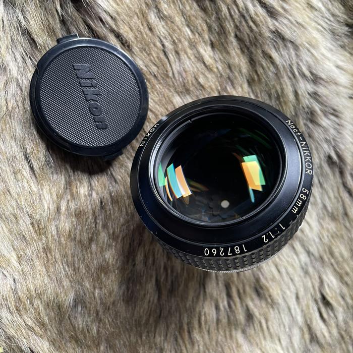 Zero Optik Noct 58mm F1 Lensa Manual Noct Nikkor 58mm F12 Ais