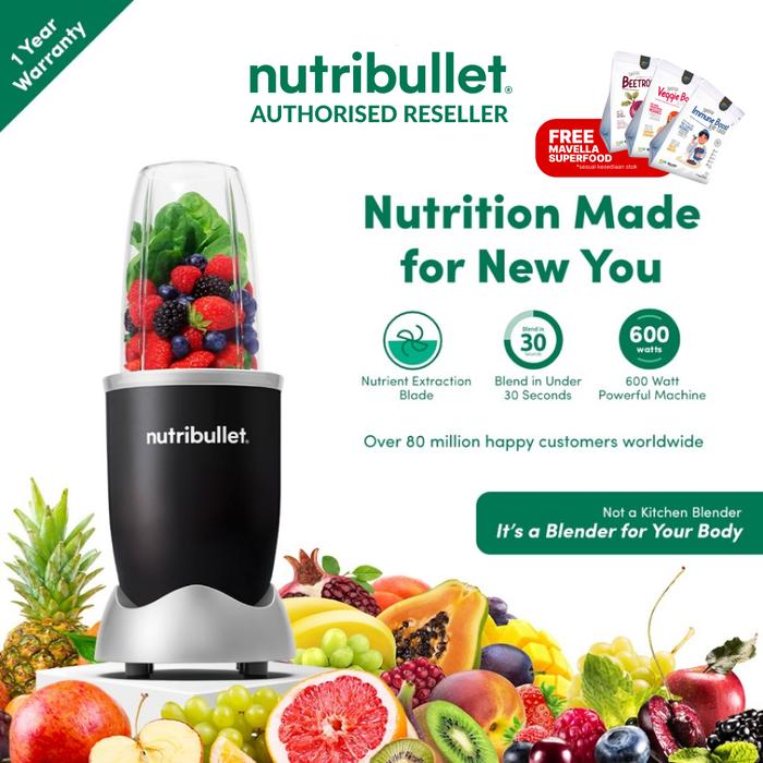 Gambar Blender Nutribullet 600W 8PC - Hitam dari Mrsorganicbandung undefined Tokopedia