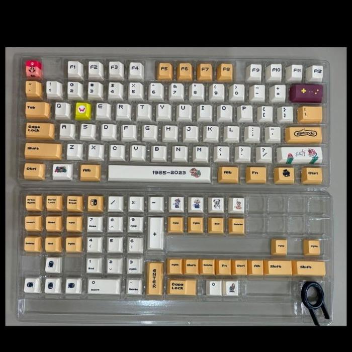 Gambar Terbaru Super Mario Bros Keycaps Pbt Dyesub Profil Cherry 124 Keys Set Mechani Best Seller - Orange dari tokoetiro undefined Tokopedia