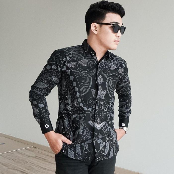 Gambar berkualitas~ Baju Batik Pria Kemeja Batik Pekalongan Murah Lengan Panjang Motif mataram New Modern Seragam Pesta Resespsi Kantor Kerja Dinas Keren arunika batik - Coffee, M dari Baarakallahh undefined Tokopedia
