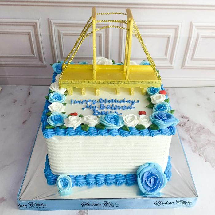Gambar Kue Ulang Tahun/Birthday Cake/Kue Ultah tema Jembatan/Kue Birthday Jakarta dari Stelette Cake_NEW undefined Tokopedia