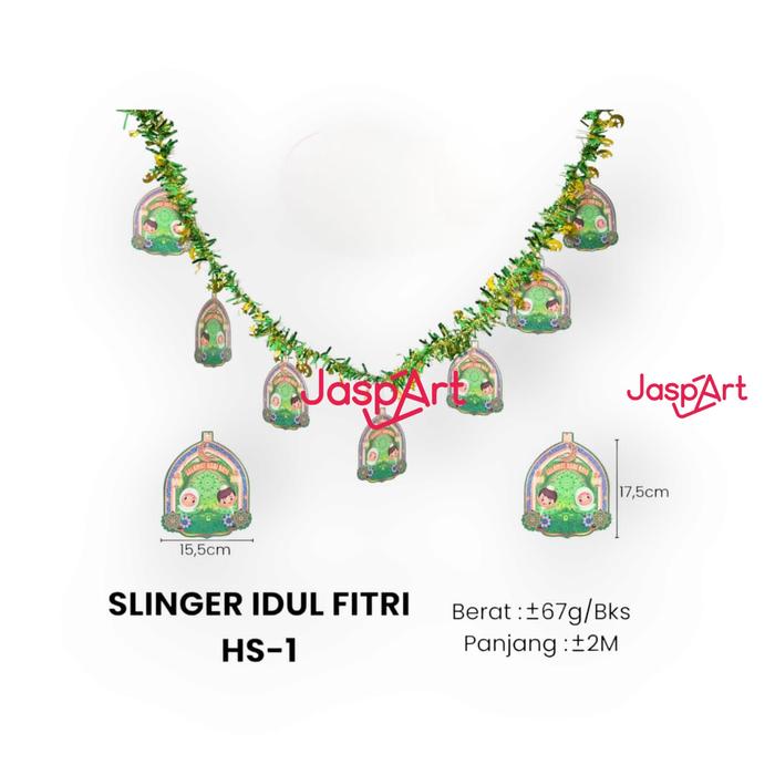 Gambar Dekorasi Slinger Garland Hiasan Tarik Ramadhan Idul Fitri - garlan hs -1 dari Jaspart undefined Tokopedia