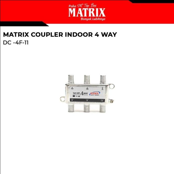 Gambar MATRIX COUPLER INDOOR 4 WAY - 11dB dari Matrix Store ID undefined Tokopedia
