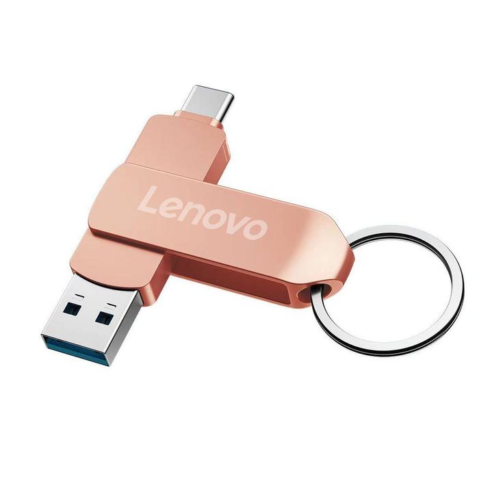 Gambar 1TB Flashdisk OTG Type-C 2in1 | LENOVO Kapasitas 32GB/64GB/128GB/256GB/512GB/1TB Portabel Ponsel Android/Mobil/Laptop Flash Drive - Pink, 32GB dari Defanxstore undefined Tokopedia