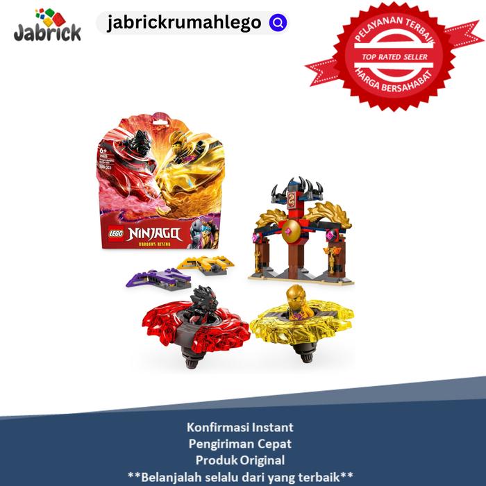 Gambar LEGO 71826 NINJAGO Dragon Spinjitzu Battle Pack Set with 2 Minifigures, Launchers & Flying Elements - Action Ninja Toy for 6+ Year Old Boys & Girls - Gifts for Dragons Rising TV Show Fans dari Jabrick Rumah LEGO undefined Tokopedia