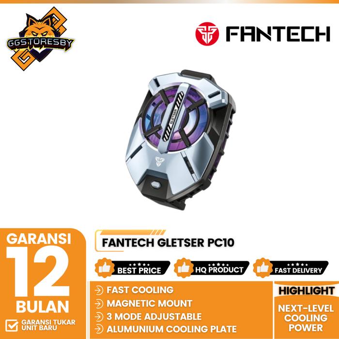 Gambar FANTECH PHONE FAN COOLER HP GAMING MAGNETIC GLETSER MAX PC10 PCM10 - PC10 dari GGSTORESBY undefined Tokopedia