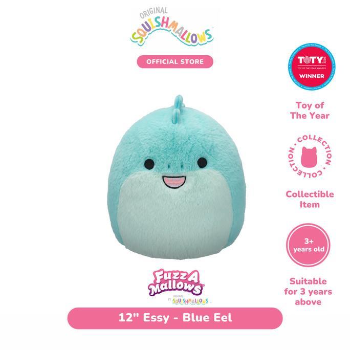 Gambar Squishmallows Fuzz A Mallows 12 Inch - Boneka Bulu Lembut Lucu - Essy Eel dari Baby Toys1 undefined Tokopedia