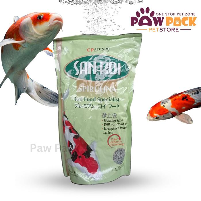 Pelet Ikan Sankoi Spirulina Small Kg Pakan Apung Ikan Koi