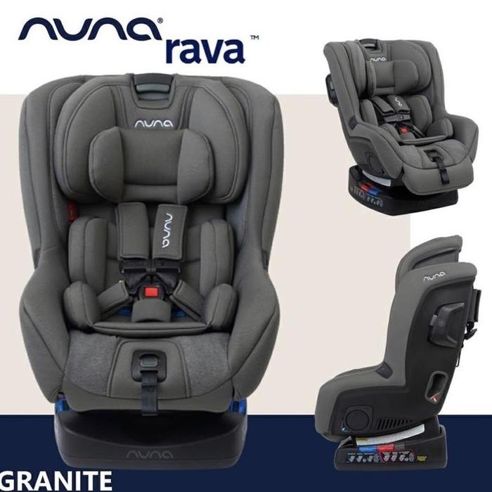 Gambar [BEST QUALITY] NUNA RAVA - CAR SEAT 2021 (CARSEAT ANAK BAYI NEWBORN SAMPAI BALITA ADJUSTABLE CONVERTIBLE) - Granite dari Alamanda Bhumi Official undefined 3 Tokopedia