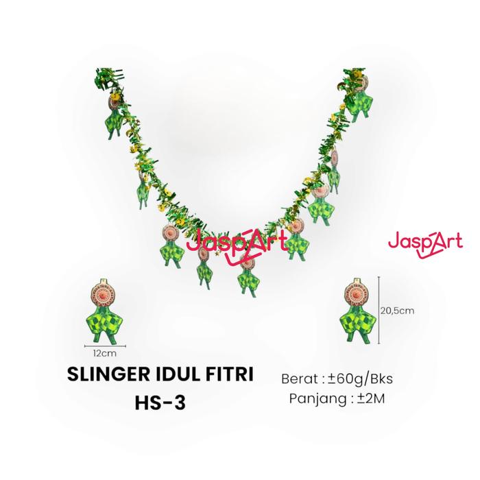 Gambar Dekorasi Slinger Garland Hiasan Tarik Ramadhan Idul Fitri - garlan hs-3 dari Jaspart undefined Tokopedia