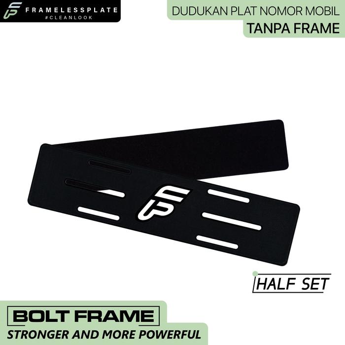 Gambar Framelessplate Bolt Frame Dudukan Plat Nomor Mobil (Clean Look) - Half Set, Eropa dari Framelessplate undefined Tokopedia