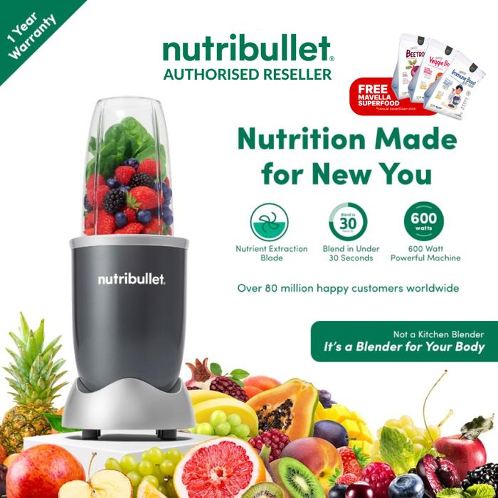 Gambar Blender Nutribullet 600W 8PC - Grey dari Mrsorganicbandung undefined Tokopedia