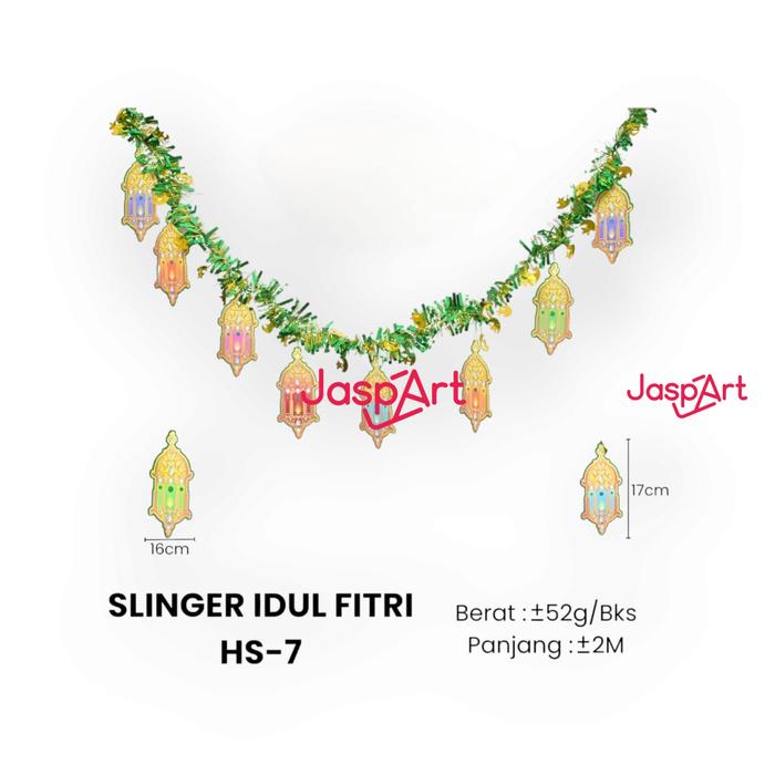 Gambar Dekorasi Slinger Garland Hiasan Tarik Ramadhan Idul Fitri - garlan hs-7 dari Jaspart undefined Tokopedia